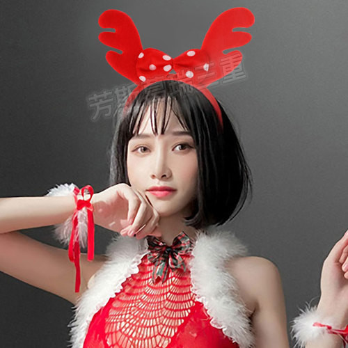 聖誕麋鹿角頭飾